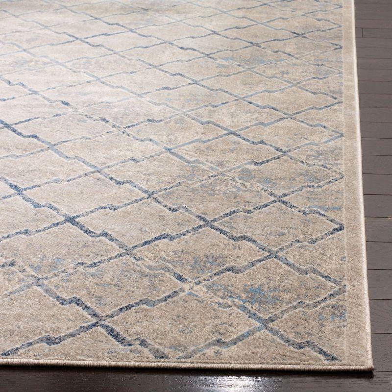 Brentwood BNT809 Power Loomed Accent Rug - Light Grey/Blue - 2'x4' - Safavieh.