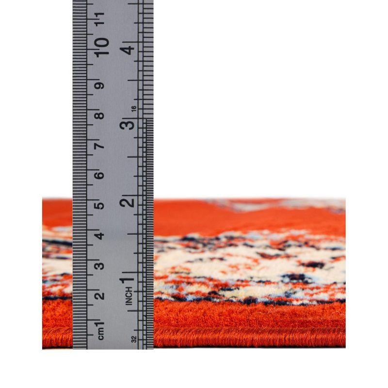 Unique Loom Reza Collection Area Rug - Washington (10'  x 13' 1" Rectangle Terracotta/Cream)
