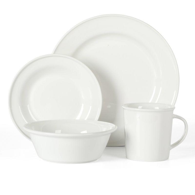 Martha Stewart Cliffield Ceramic Dinnerware Set - Service for 4