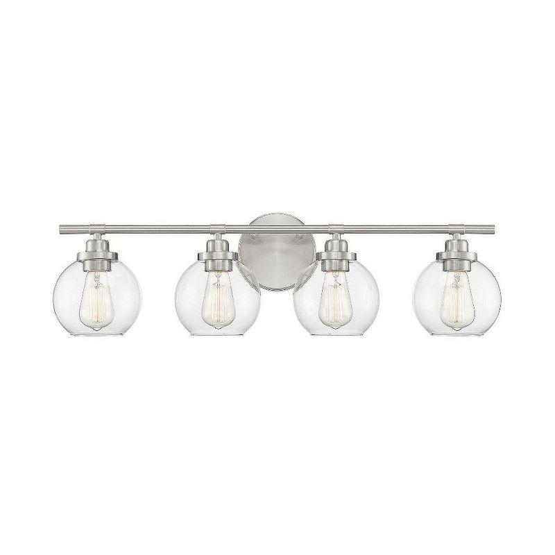 Savoy House Carson 4 - Light Vanity in  Satin Nickel