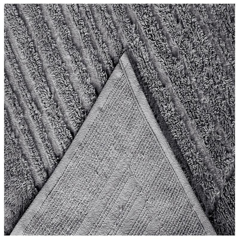Queen Ashton Collection 100% Cotton Tufted Unique Luxurious Medallion Design Bedspread Gray - Better Trends