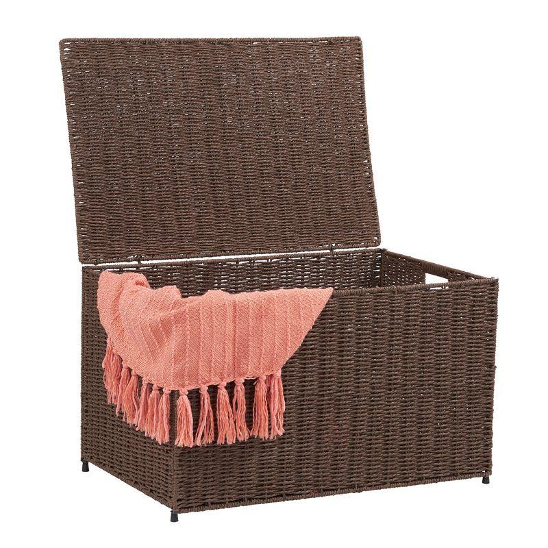 Large Woven Sturge Chest | Paper Rope | Coffee