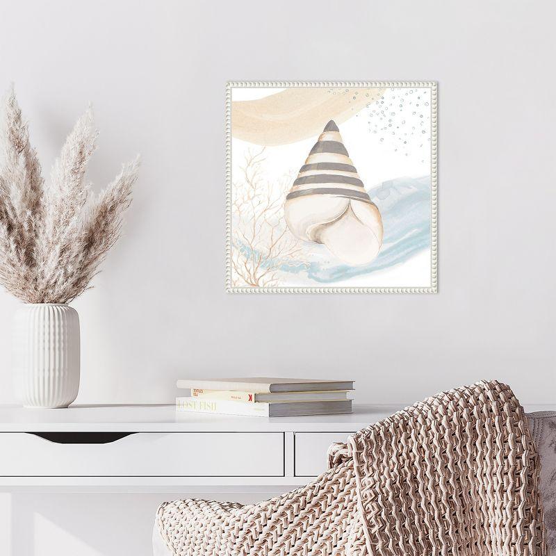 Amanti Art Ocean Oasis Wave Tropical Shell II by Patricia Pinto Framed Canvas Wall Art