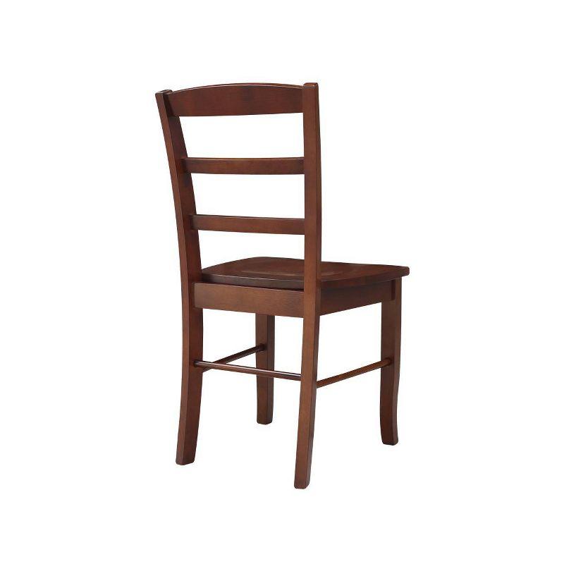 Set of 2 Madrid Ladderback Chairs - International Concepts