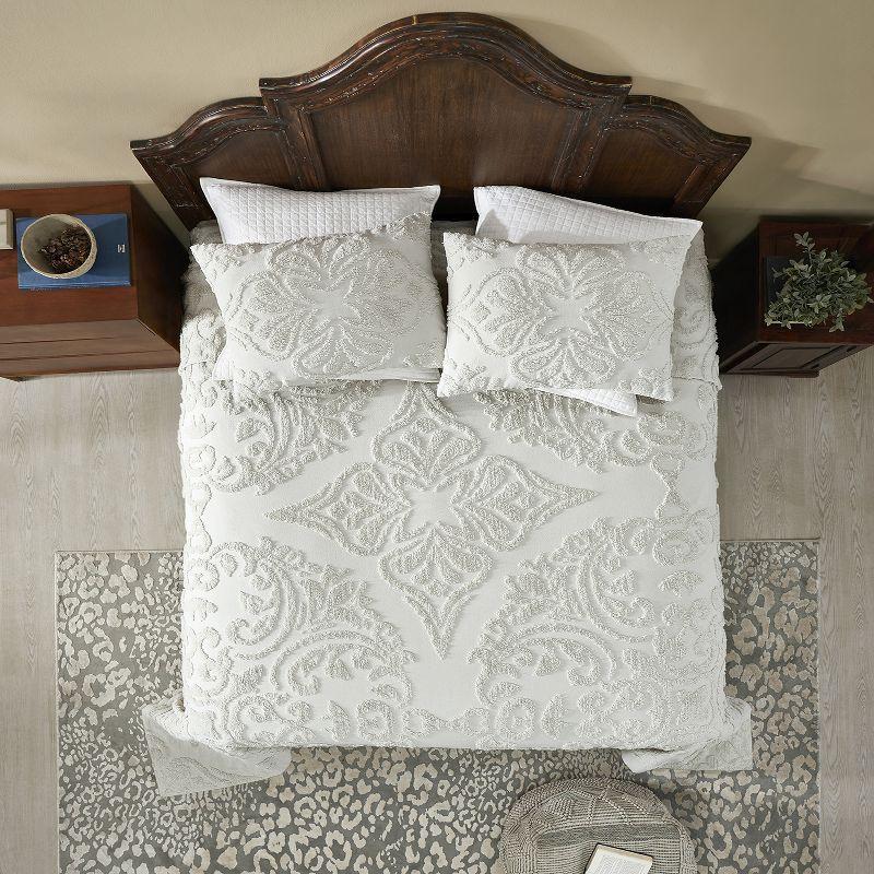 100% Cotton 3 Piece Chenille Bedspreads & Coverlet, Machine Washable Bedding Sets (Set of 3)
