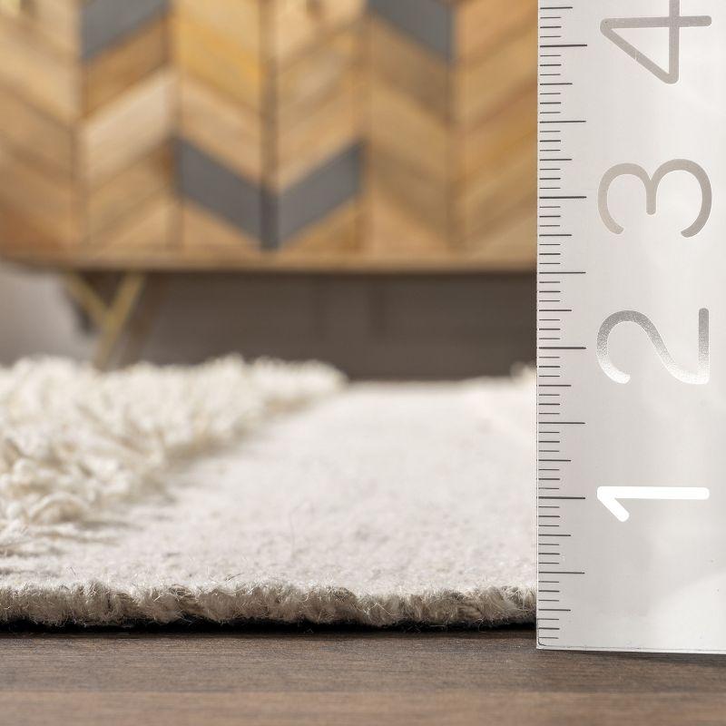 Nuloom Chandy Textured Wool Area Rug, 12' x 15', Cream