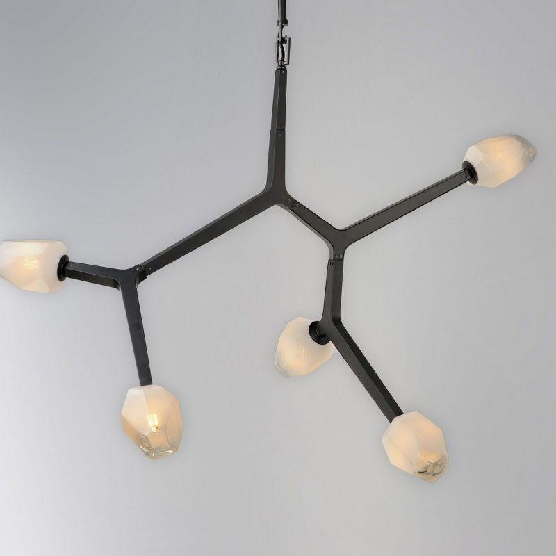 ET2 Lighting Blossom 5 - Light Pendant in  Black