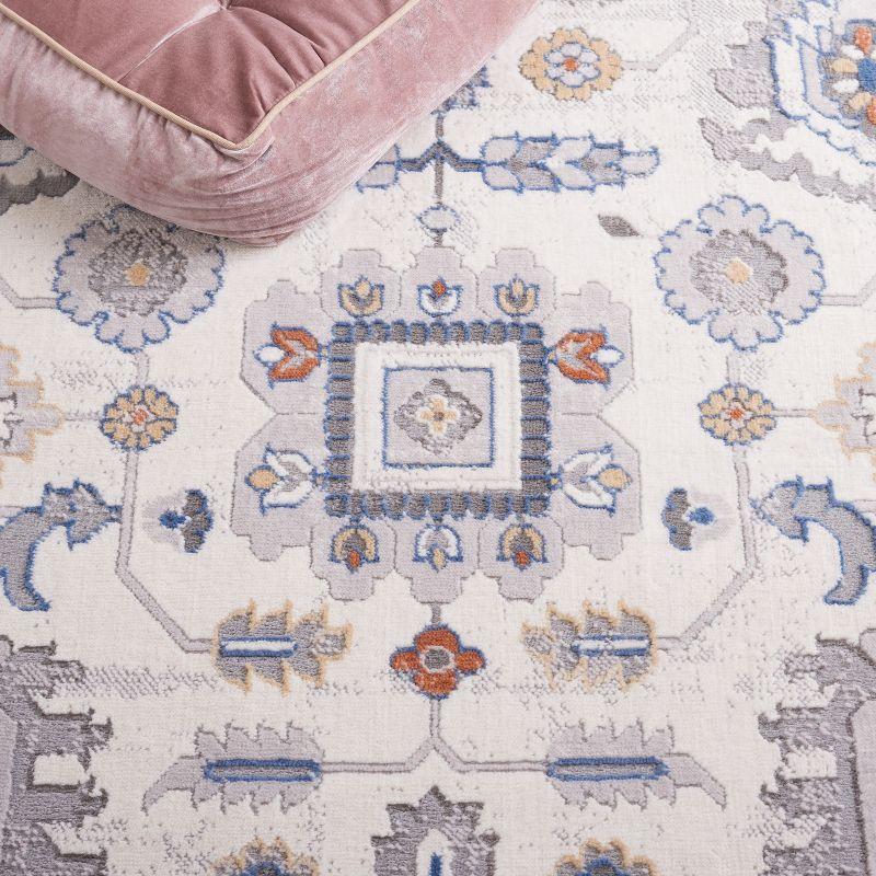 Eternal ETL226 Power Loomed Area Rug - Ivory/Gray - 8'x10' - Safavieh.
