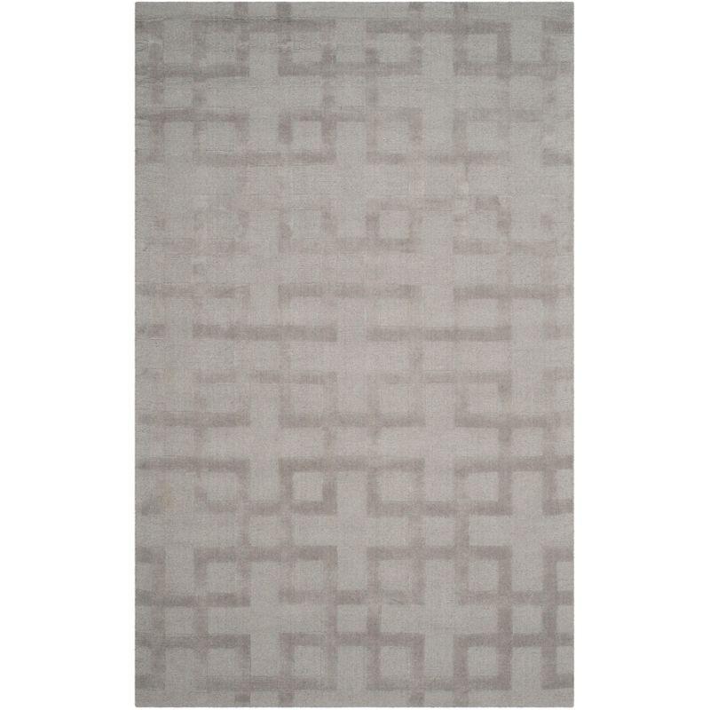 Impressions IM311 Hand Loomed Area Rug - Grey - 5'x8' - Safavieh.