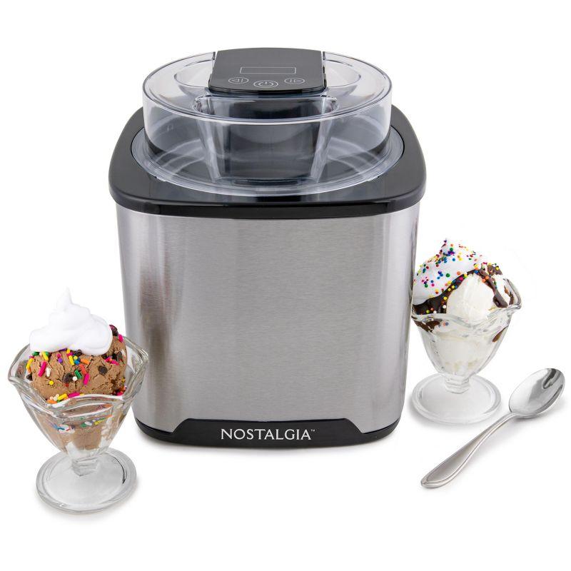 Nostalgia 2-Quart Digital Ice Cream Maker