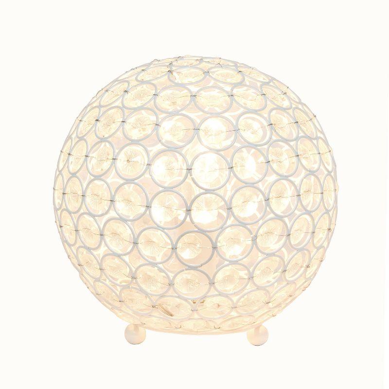 Crystal Ball Sequin Table Lamp - Elegant Design