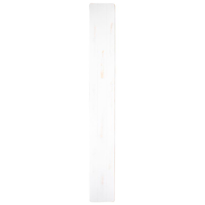 Flash Furniture HERCULES Series 8' x 12" Antique Rustic Solid White Pine Folding Farm Bench with 3 Legs