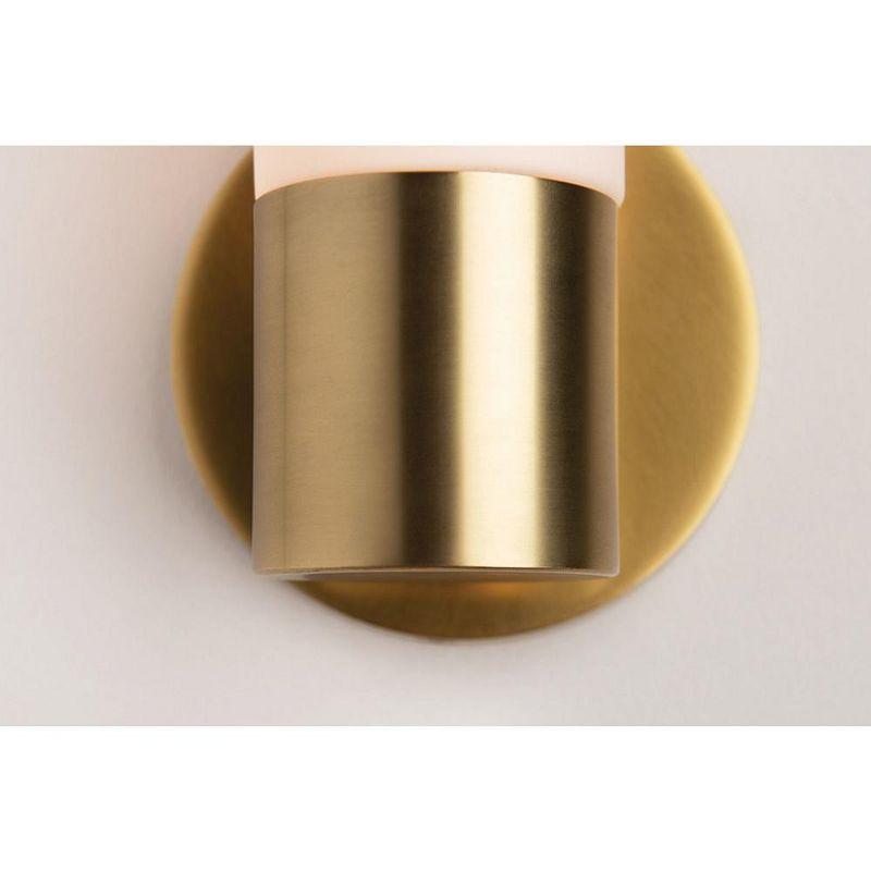 Mitzi Lola 1 - Light Wall Light in  Aged Brass Opal Matte Shade