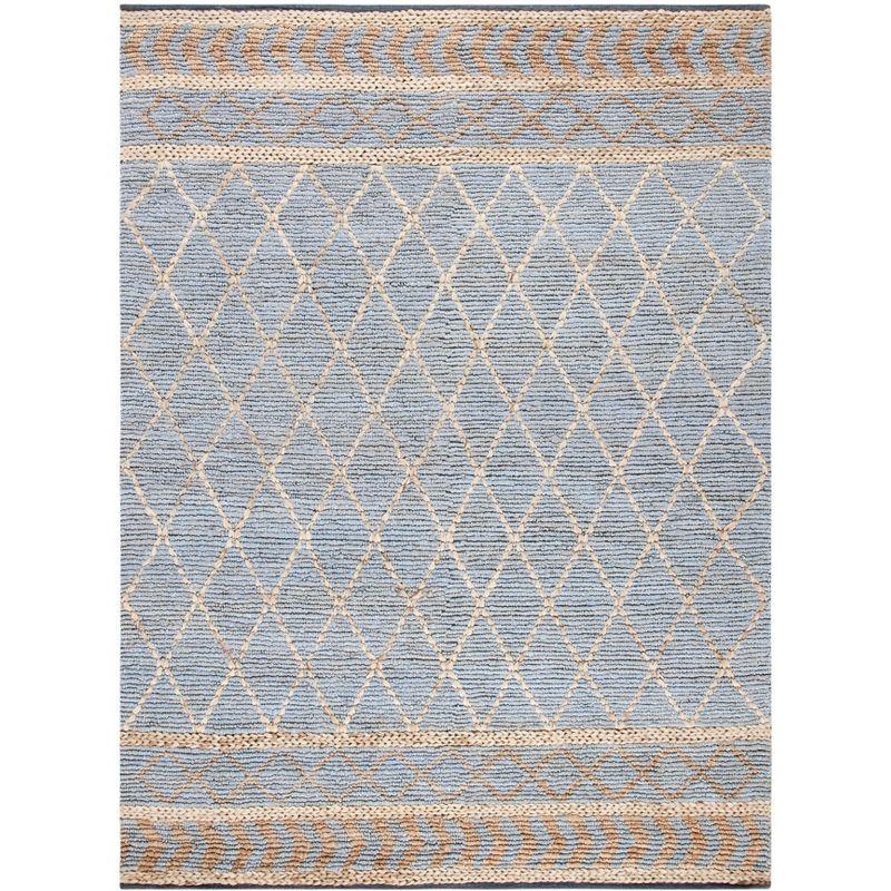 Sand & Stable™ Phippsburg Geometric Handwoven Natural/Blue Area Rug