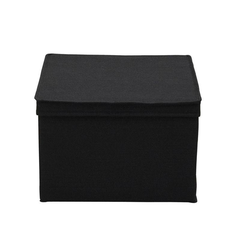Household Essentials Household Essentials Wide Storage Box Fabric Bin (Set of 2)
