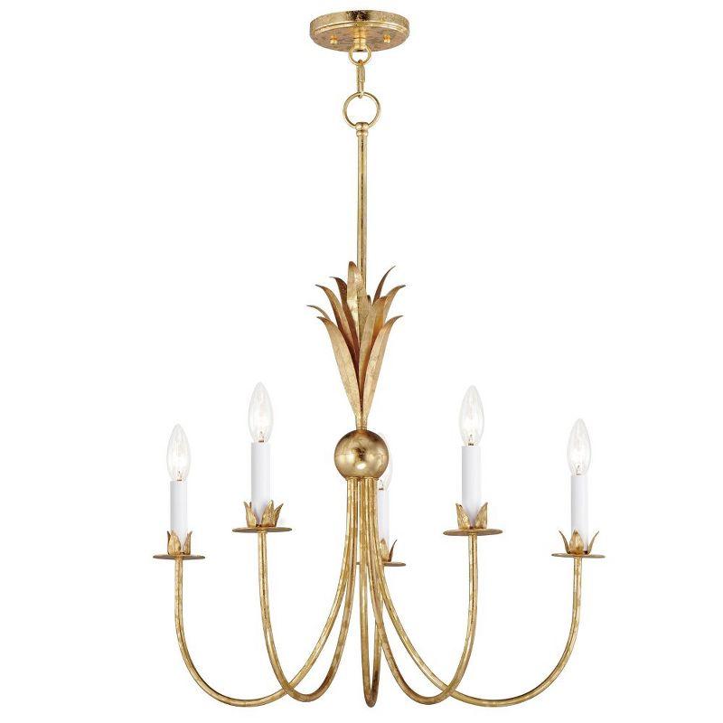 Maxim Lighting Paloma 5 - Light Chandelier in  Gold Leaf