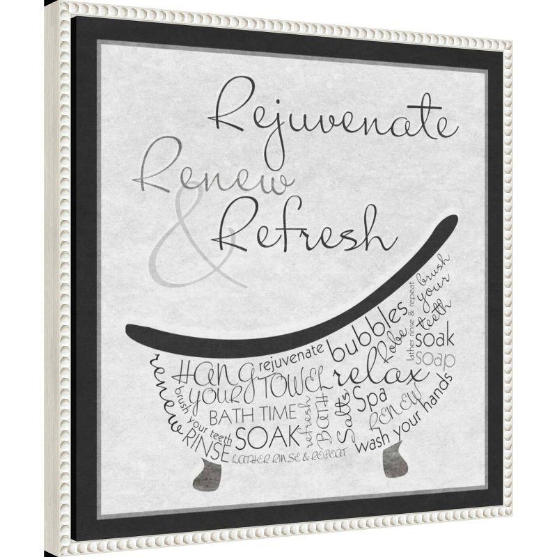 22"x22" Bath Time I by SD Graphics Studio: Serene Soak & Bubbles Art - Amanti Art