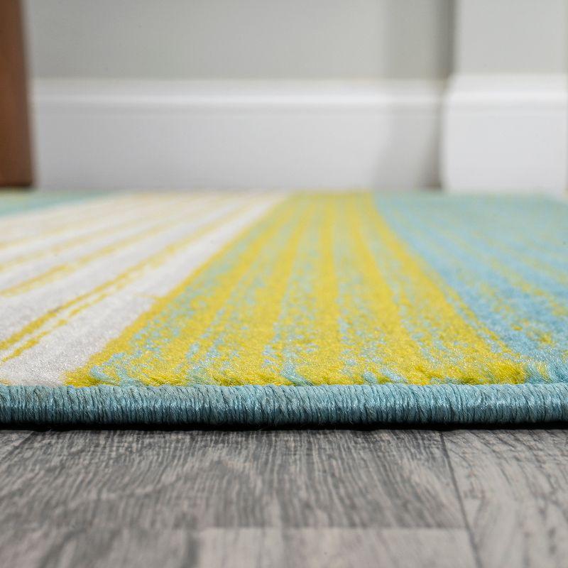 Duxbury Gradient Ticking Striped Area Rug - JONATHAN Y