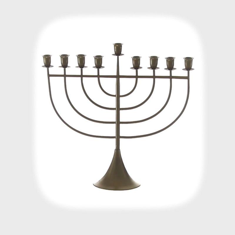 Vintiquewise Metal Menorah