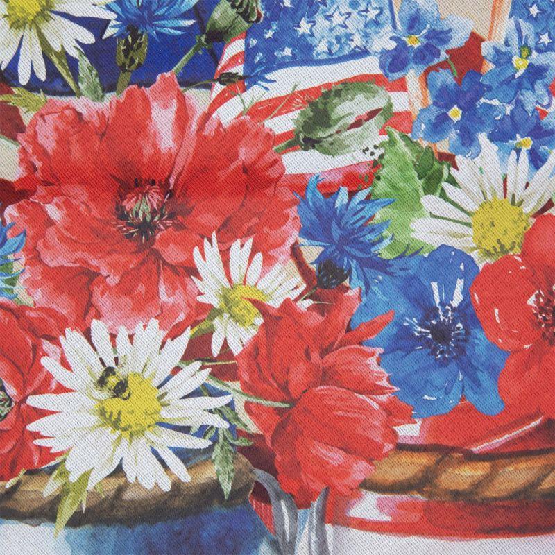 Northlight Floral Bouquet Outdoor Americana Garden Flag 18" x 12.5"