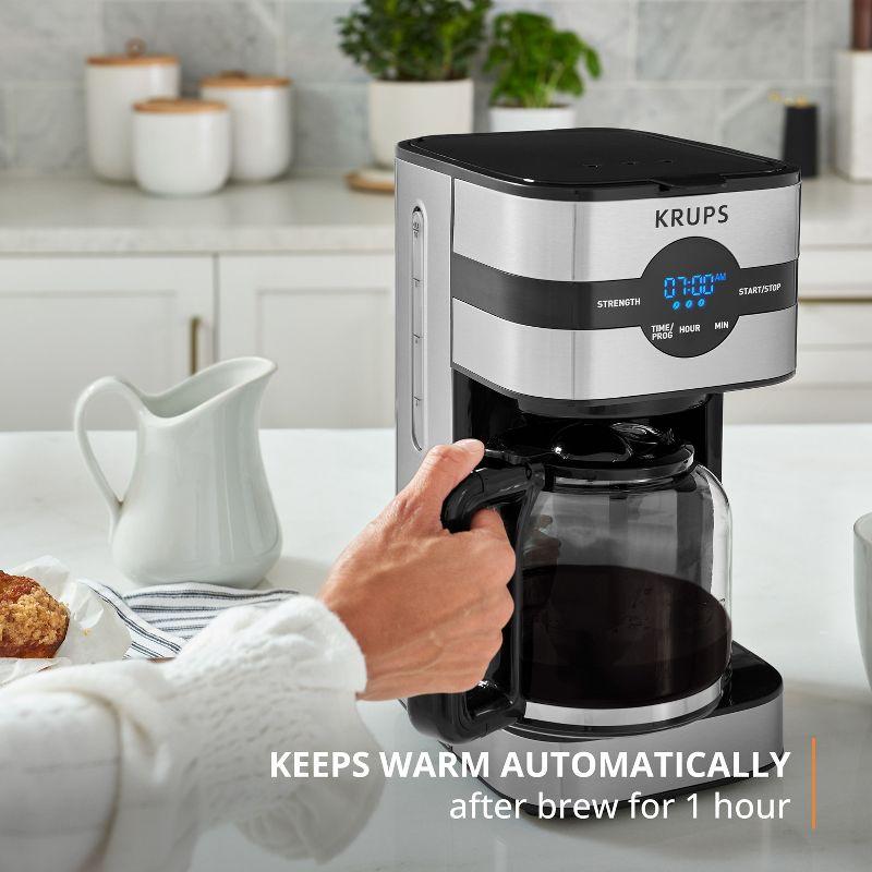 Krups 10 Cup Digital Coffe Maker, Simply Brew