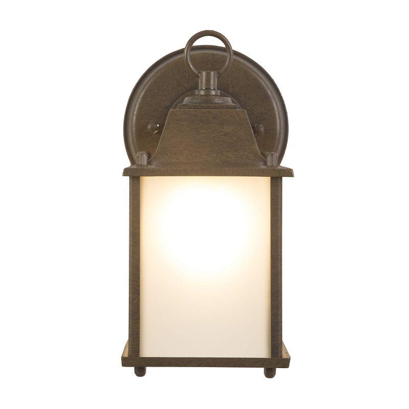 Yosemite Home Decor 5008IBR Tara Collection Incandescent Exterior Sconce, 4.5-Inch, Brown Frame