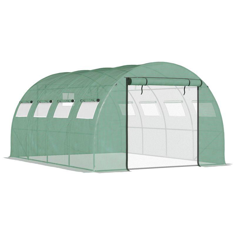 13'1.5" W x 9'8.25" D Greenhouse