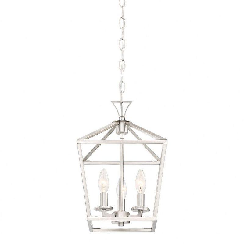 Savoy House Townsend 3 - Light Chandelier in  Satin Nickel