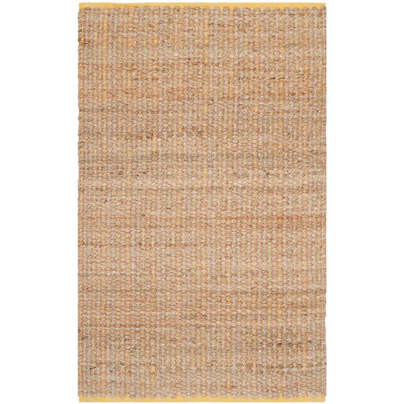 Cape Cod CAP811 Hand Woven Area Rug - Yellow - 4'x6' - Safavieh.