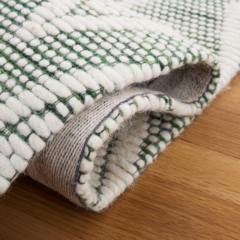Marbella MRB326 Hand Woven Area Rug - Green/Ivory - 5'x8' - Safavieh.