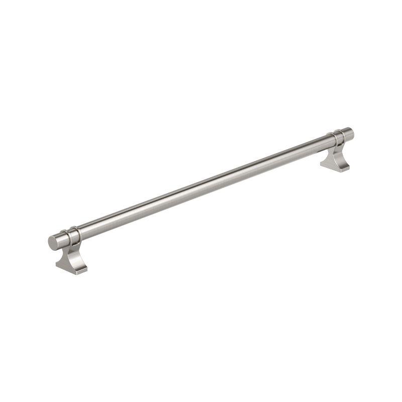 Amerock Davenport 12-5/8 inch (320mm) Center-to-Center Satin Nickel Cabinet Pull