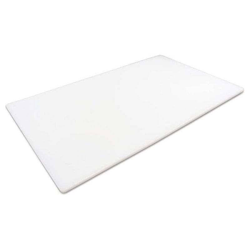 Extra Large White HDPE Plastic Dishwasher Safe Cutting Board