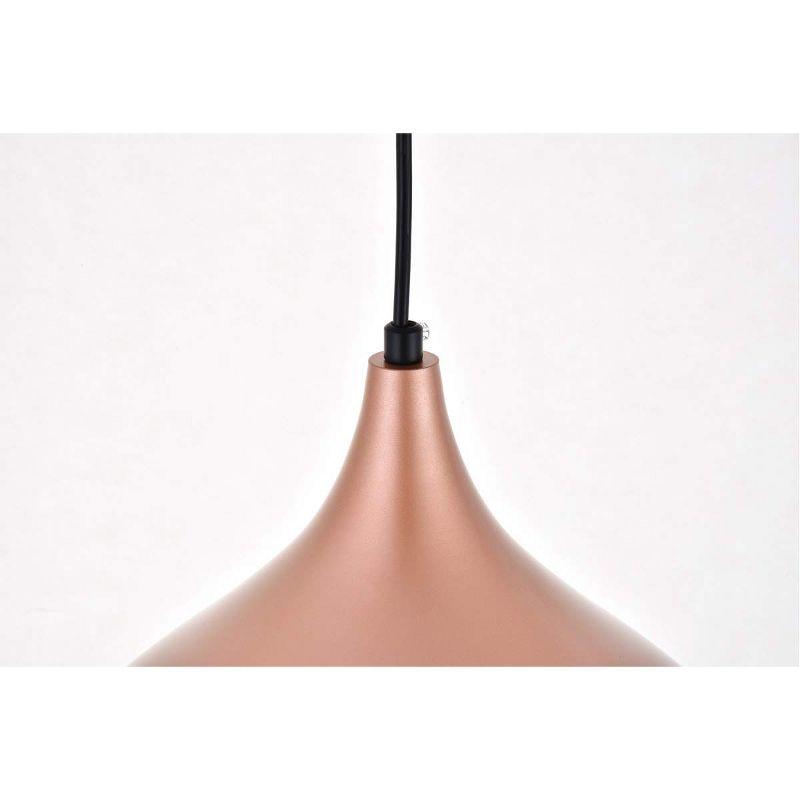 Elegant Lighting Circa 1 Light Honey Gold Pendant