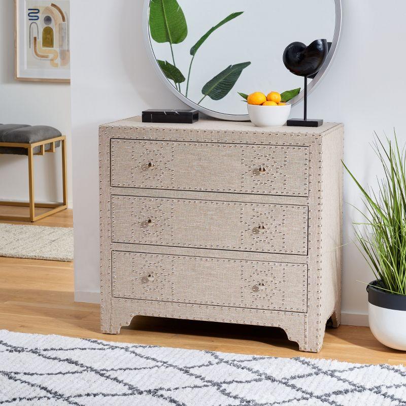 Gordy 3 Drawer Chest - AMH1504 - Grey - Safavieh Couture