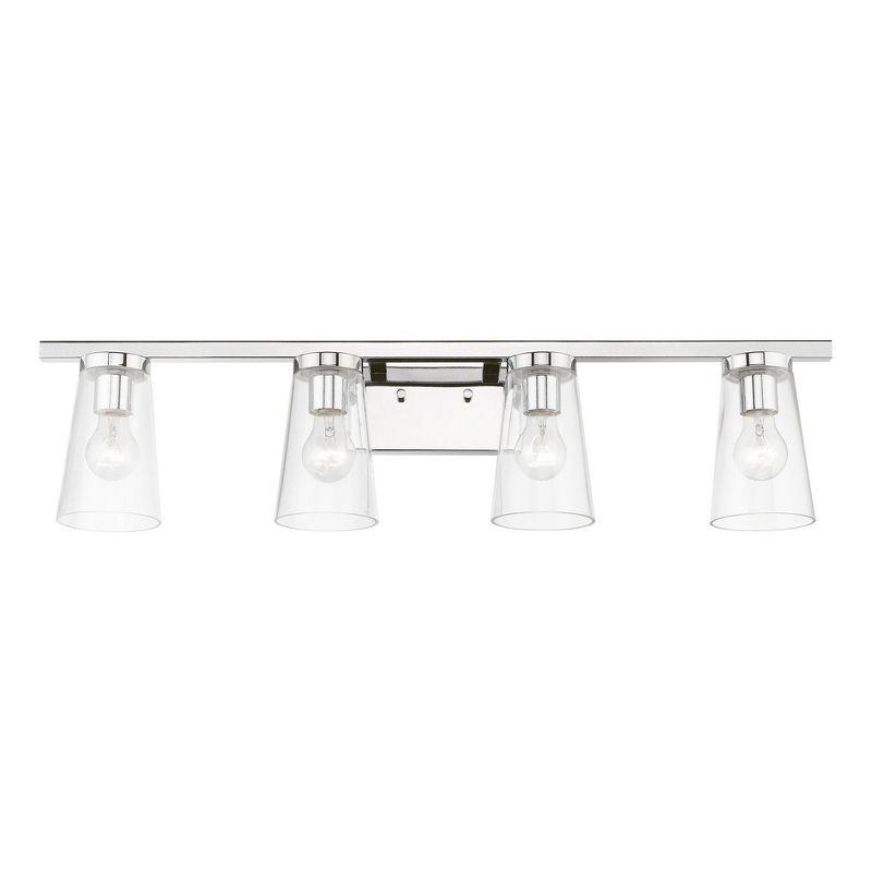 Livex Lighting Cityview 4 - Light Vanity in  Polished Chrome