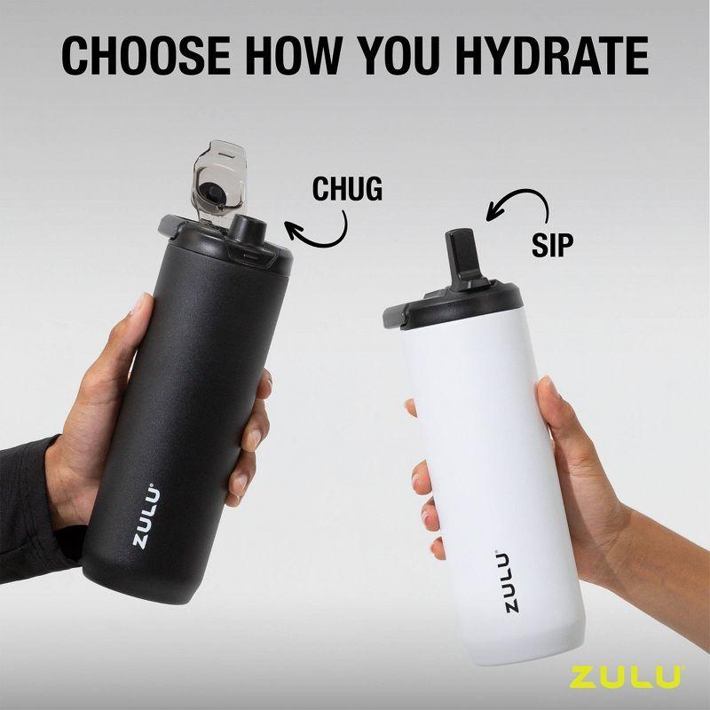 Zulu Base 40oz Stainless Steel Water Bottle - Navy Blue