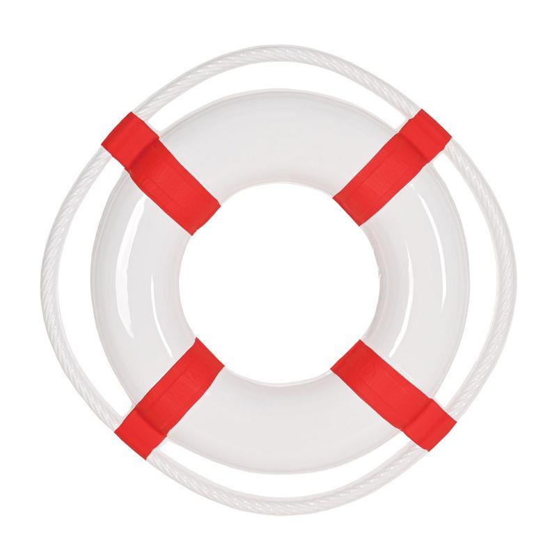 Beistle Plastic Life Preserver, 23", (24/Pkg) Multicolored