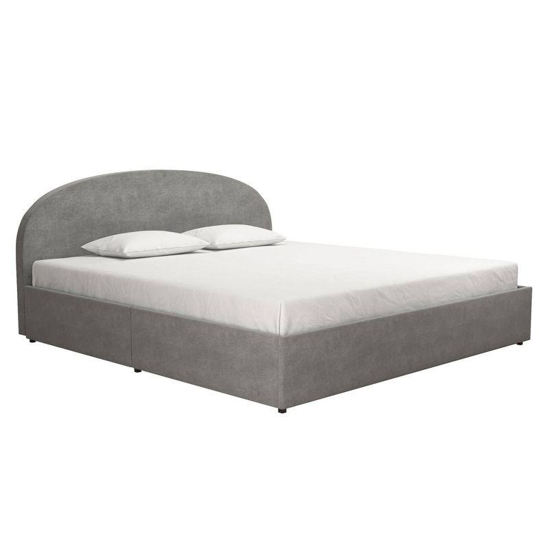 Moon Upholstered Platform Storage Bed