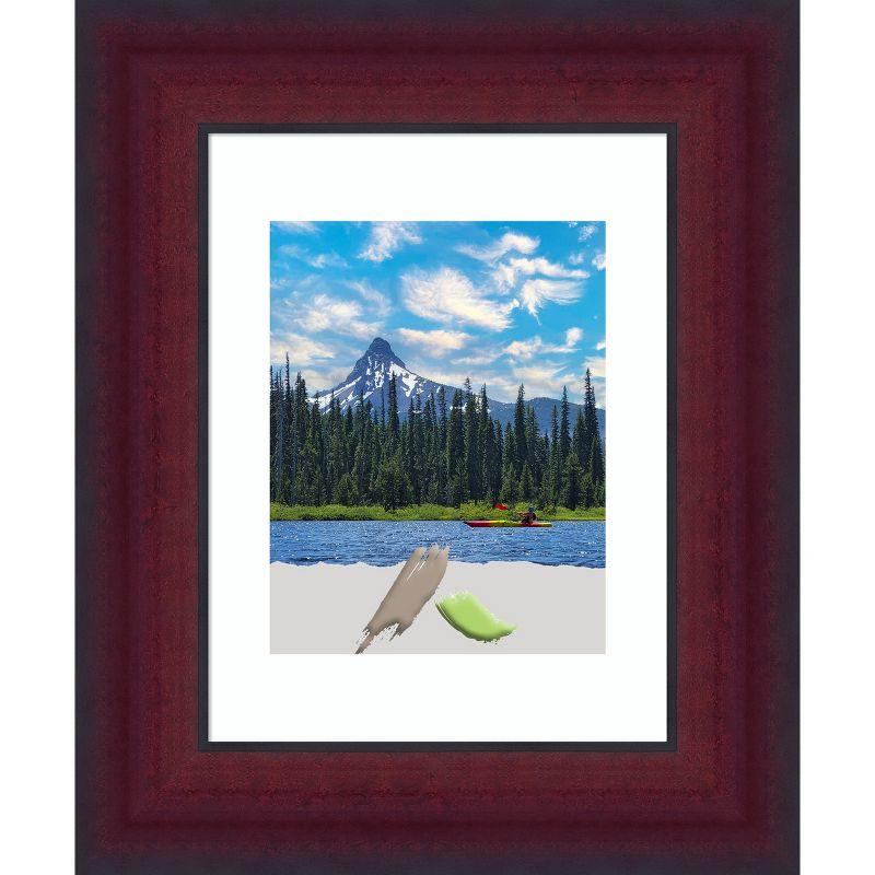 Canterbury Cherry Wood Picture Frame with Black Inner Edge