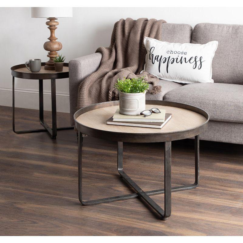 Kate and Laurel Zabel Metal Coffee Table