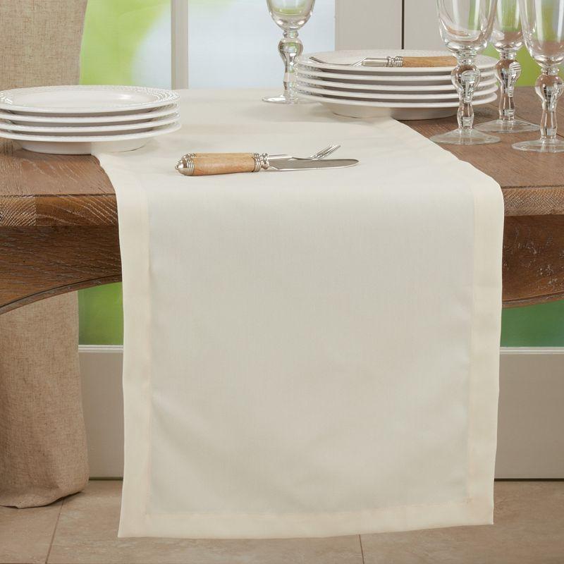 Saro Lifestyle Solid Color Everyday Table Runner