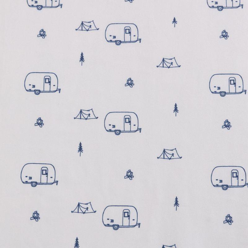 Eddie Bauer Travel Trailer Blue Full Sheet Set