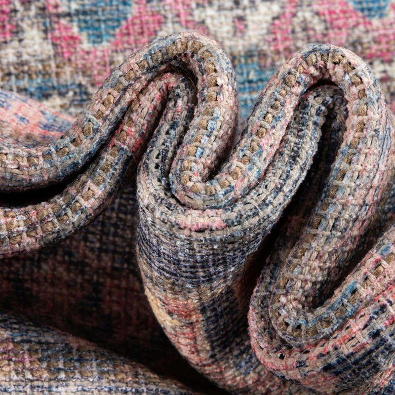 Unique Loom 9' 2 x 12' 0 Nostalgia Bliss Machine Washable Antique Blue Area Rug