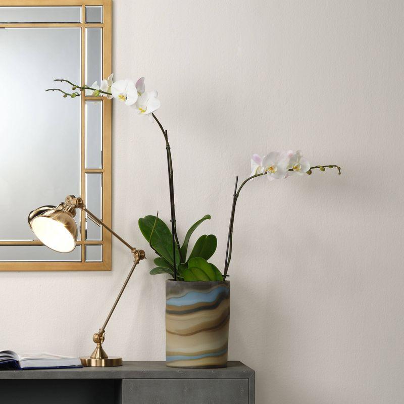 Wallace Table Lamp Antique Brass - Splendor Home: Modern Nightstand Light, No Assembly Required