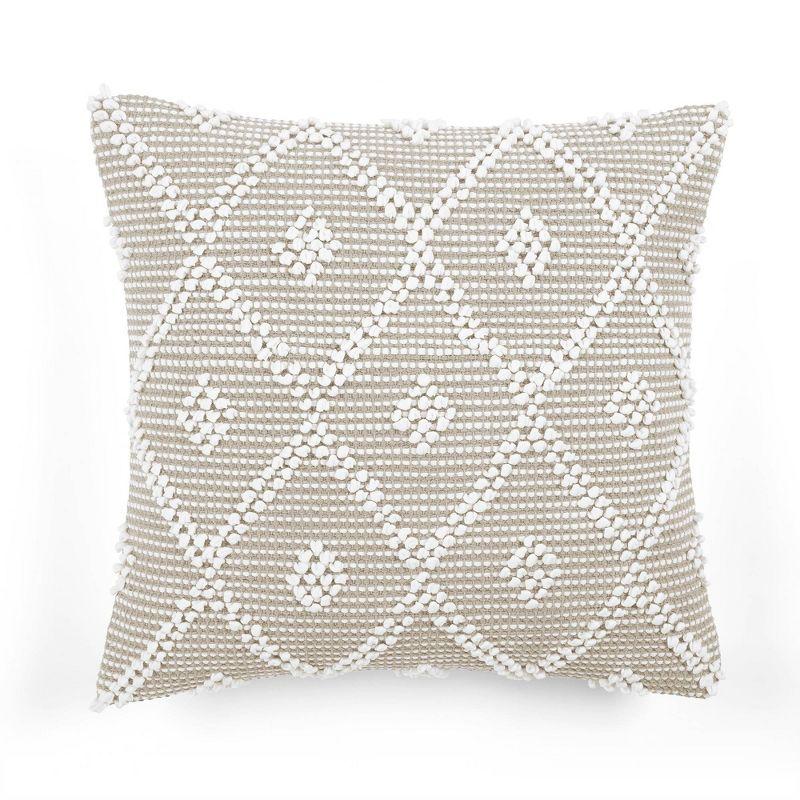 Lush Decor Geometric Square Pillow Cover