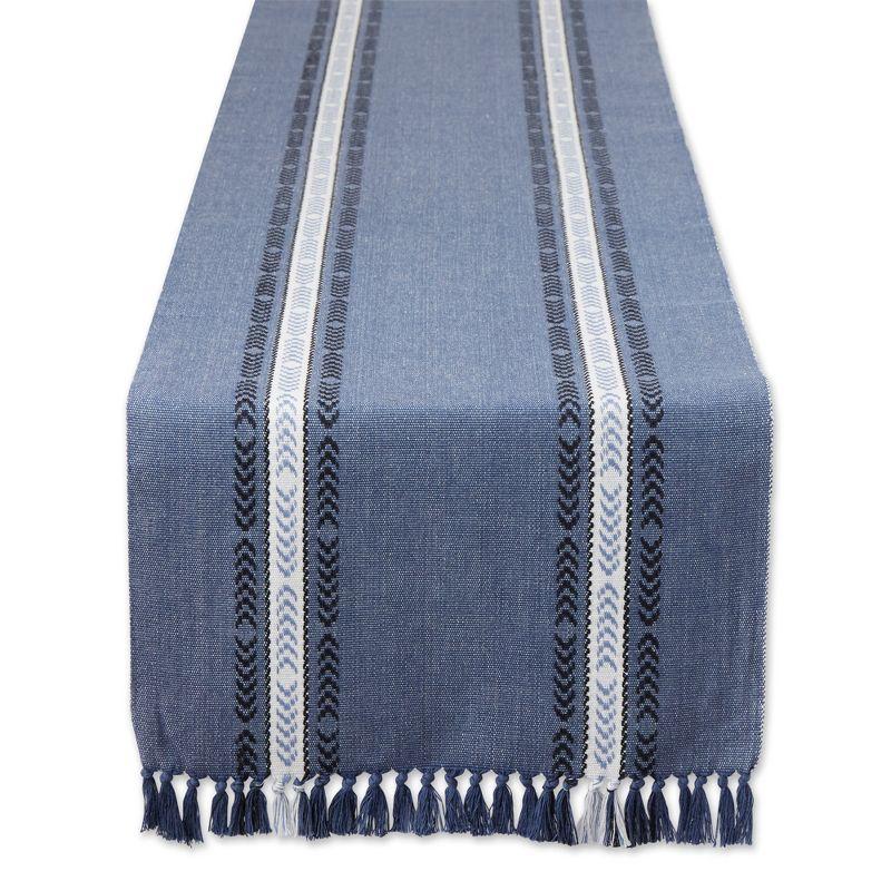 Union Rustic Aleahya Striped 100% Cotton Table Runner
