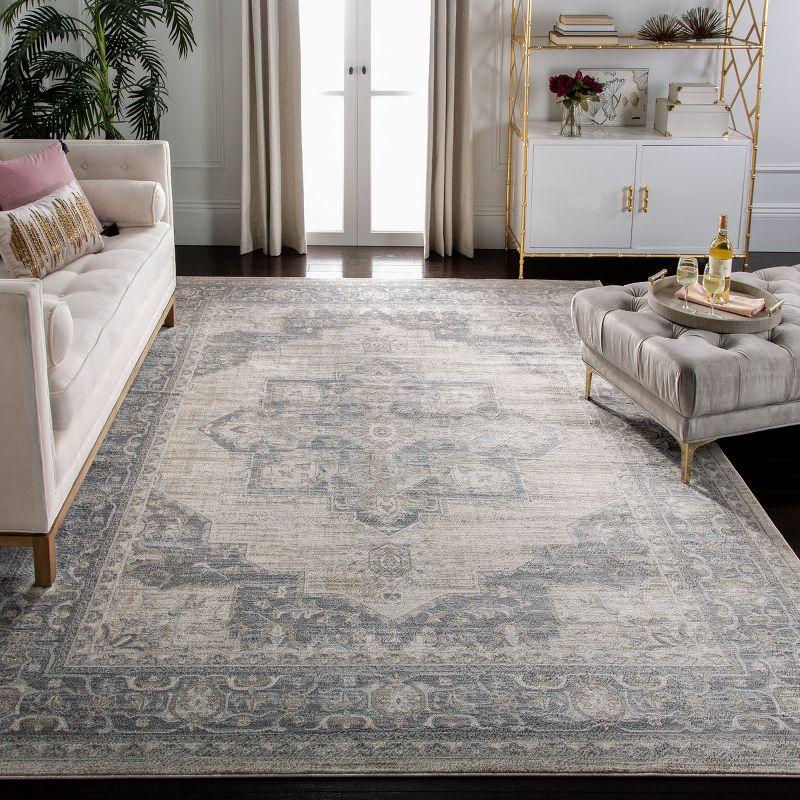 Kelly Clarkson Home Cardy Oriental Cream/Gray Area Rug & Reviews | Wayfair
