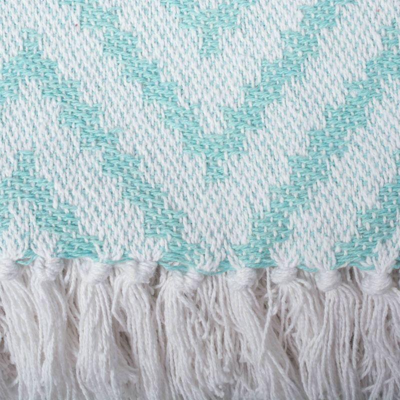 50"x60" Large Chevron Handloom Throw Blanket - Design Imports