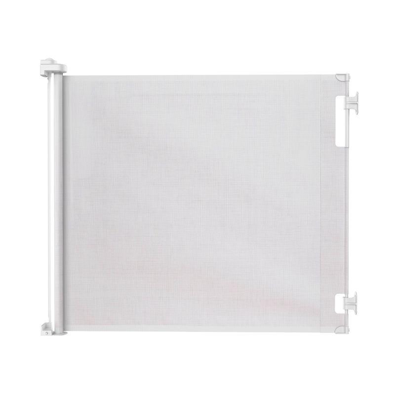 Perma Child Safety 71" Wide x 41" Tall Retractable Baby Gate - 3122 - White