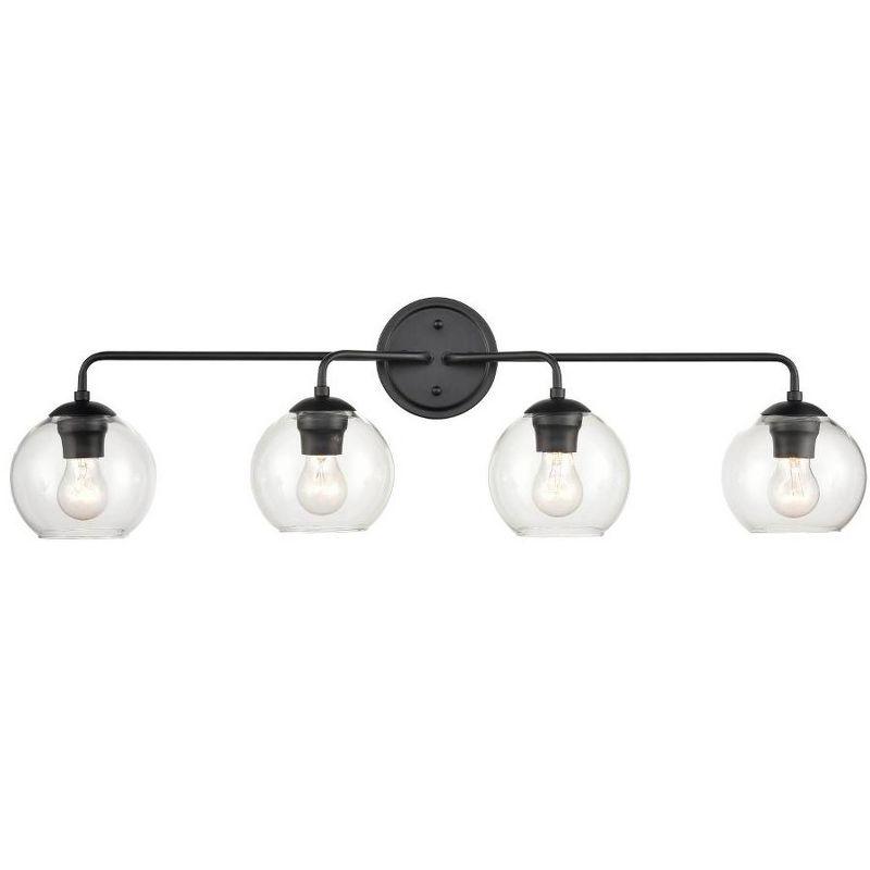 Modern Gold 35'' Outdoor Vanity Light with 4 Bulbs